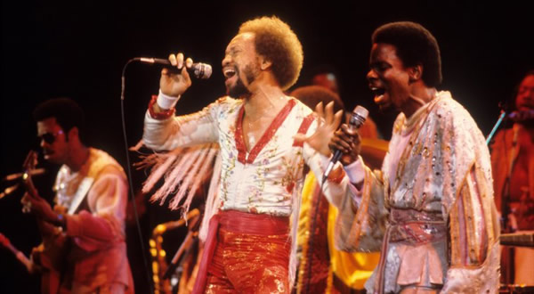 Earth, Wind & Fire onstage.